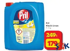 PRİL SIVI BULAŞIK DETERJANI 4 KG fiyat ve kampanya bilgisi